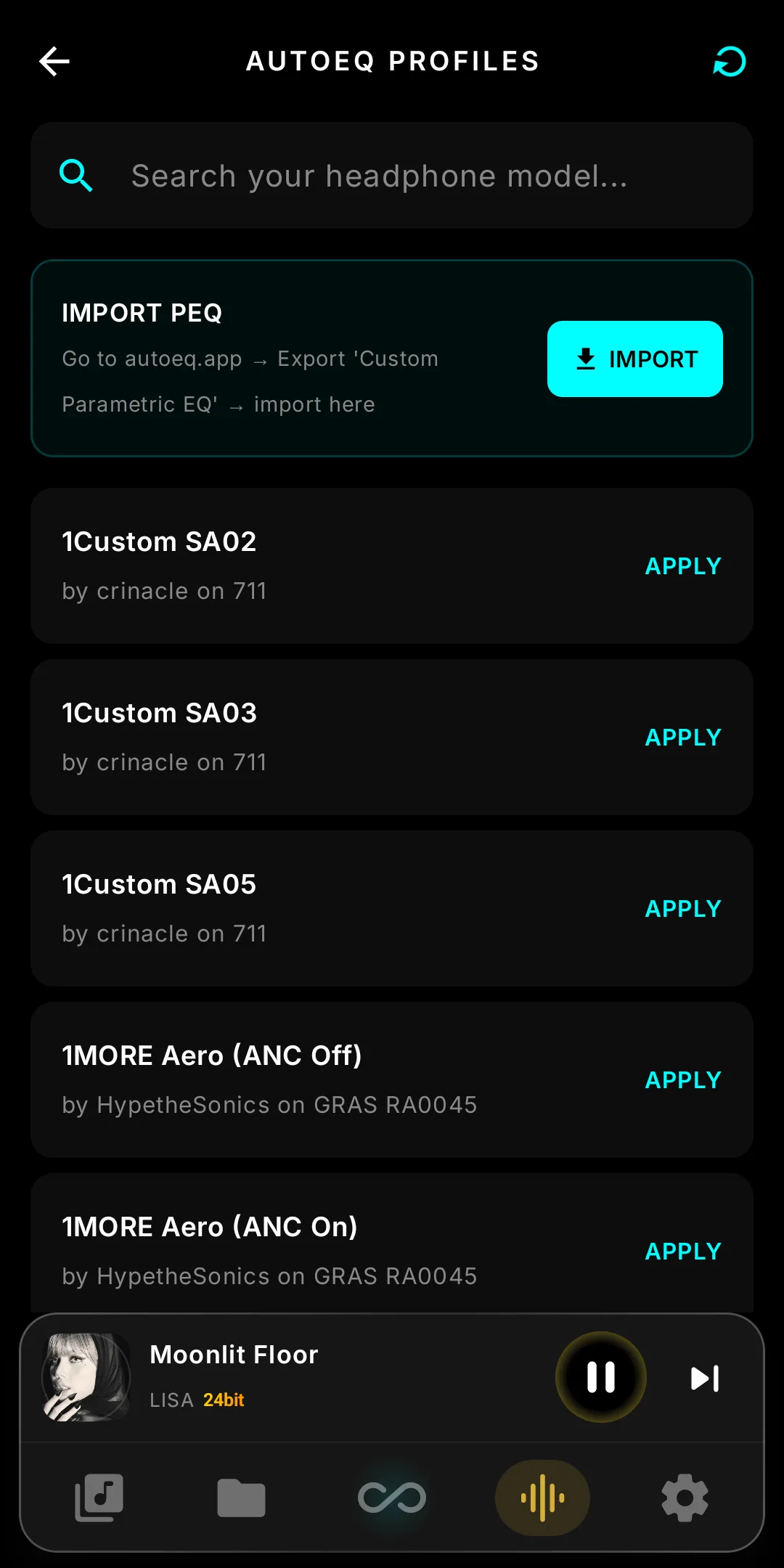 AutoEQ Dashboard