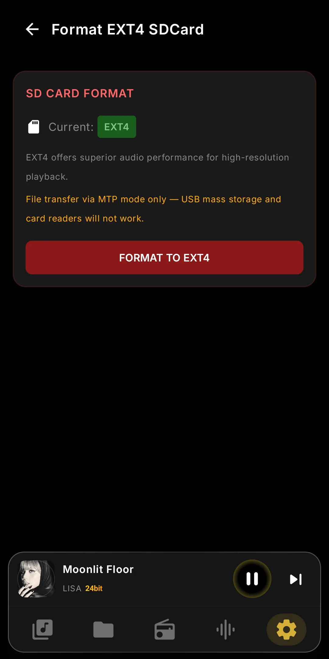 Native EXT4 Enhancement