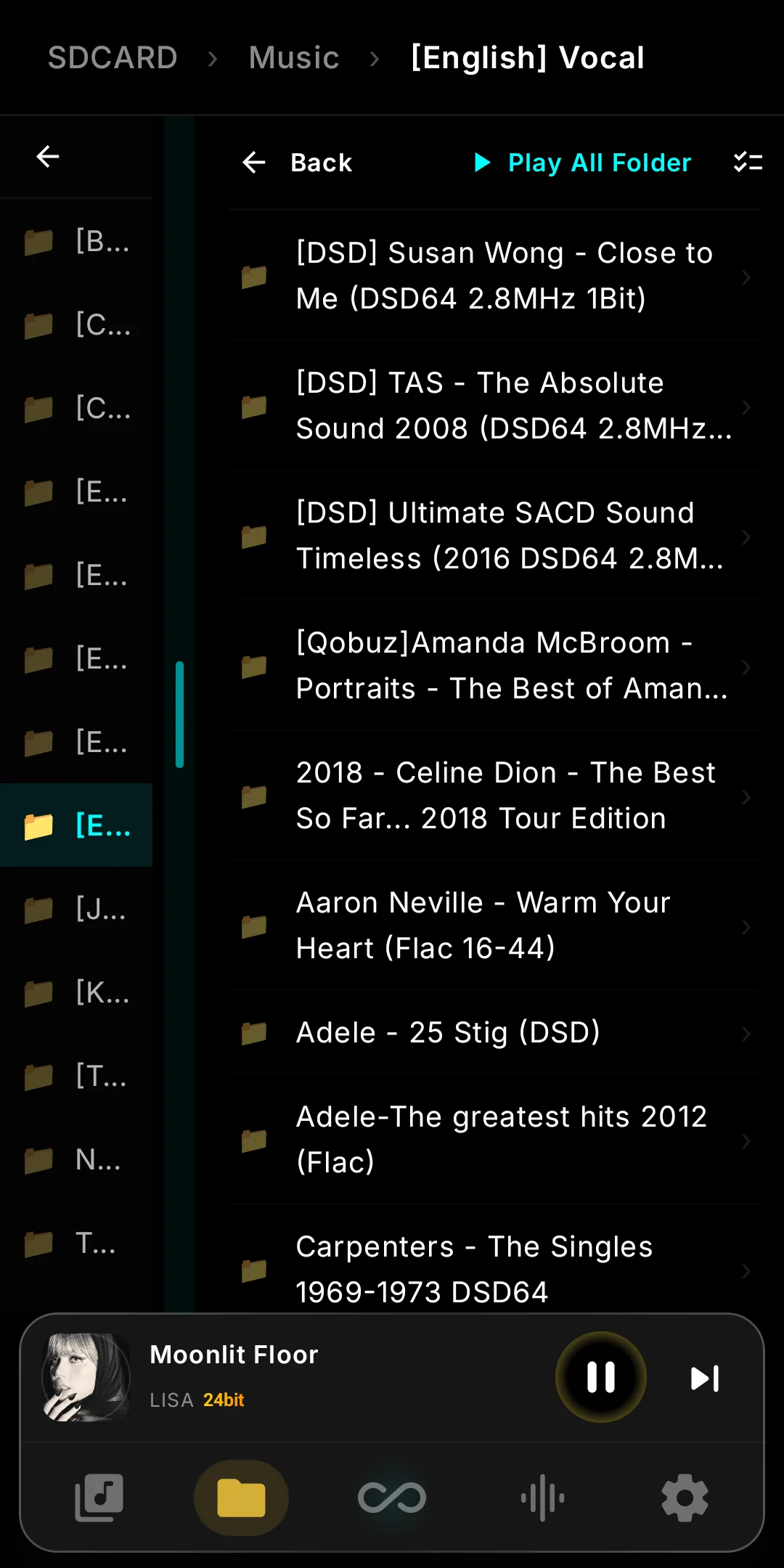 Folder View Navigation