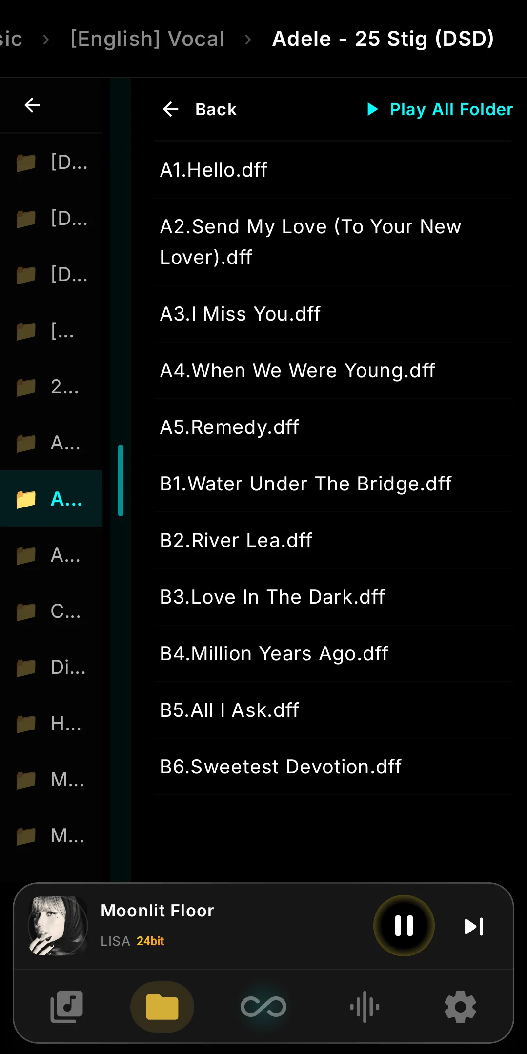 Folder Content Browse