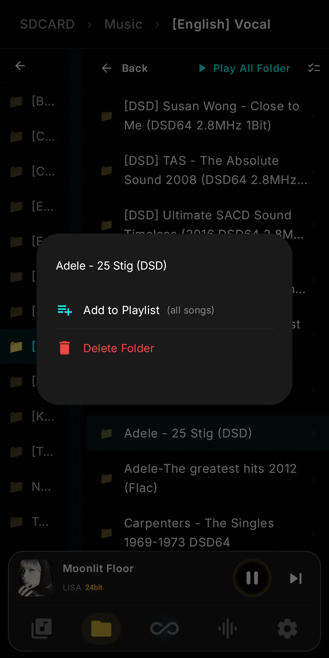Folder Context Menu