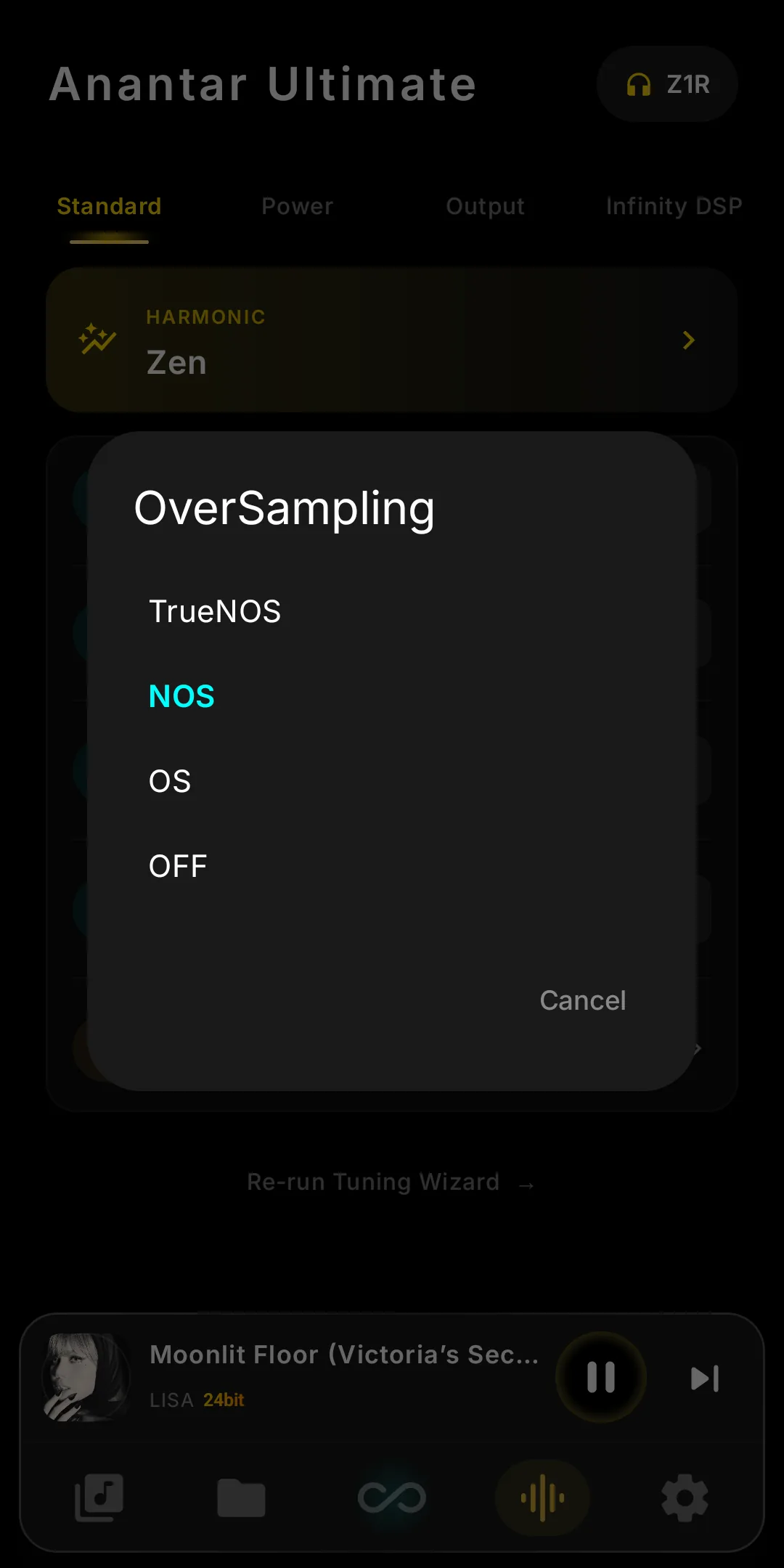 OverSampling modes