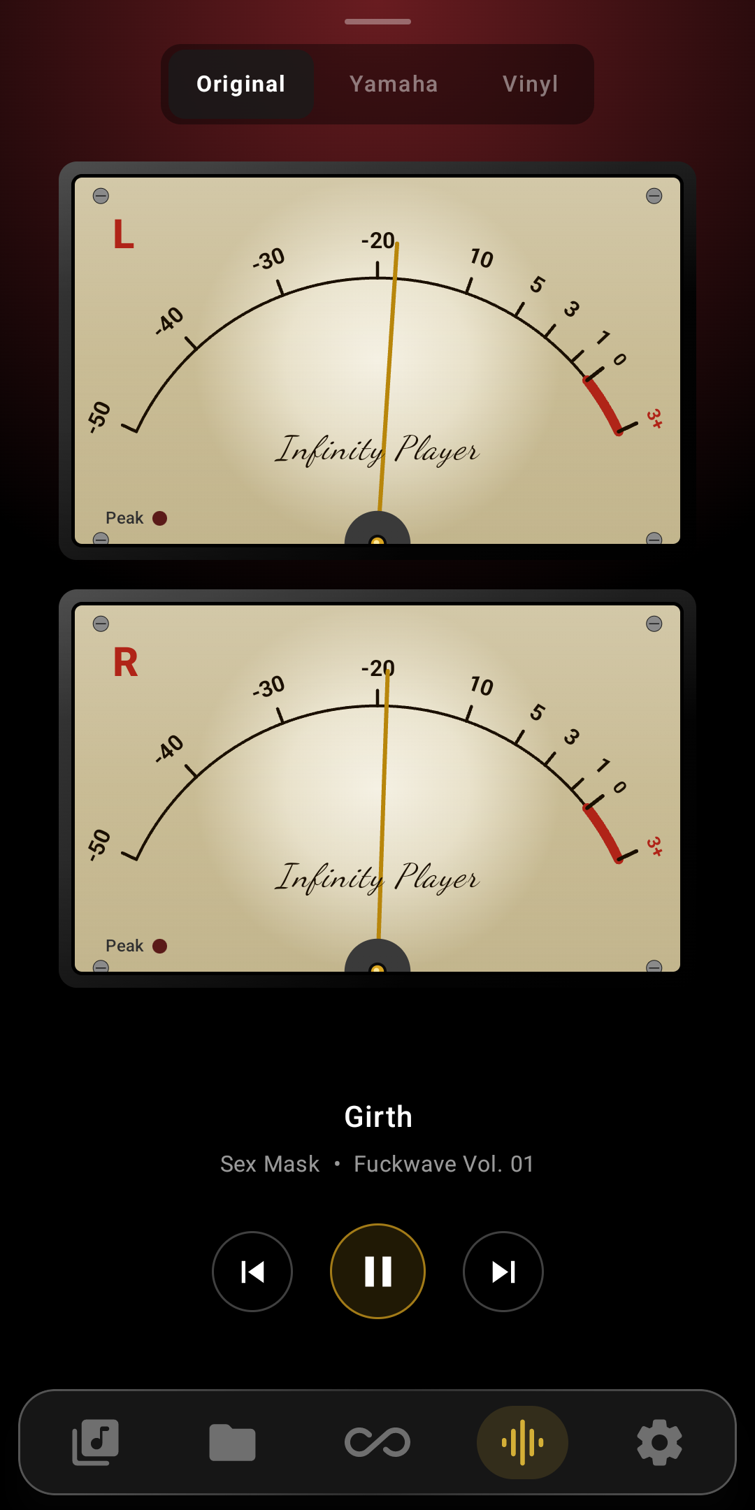 Twin-needle VU Meter