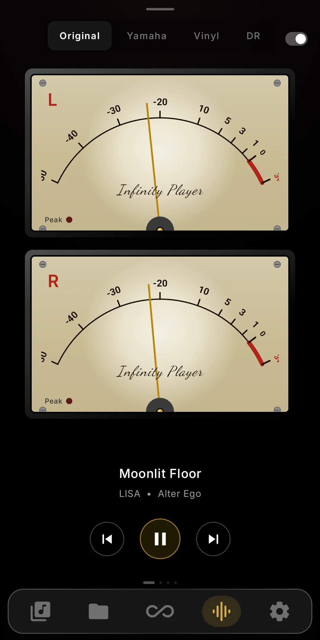 Twin-needle VU Meter